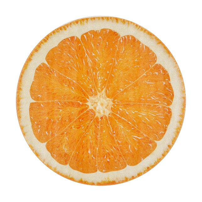 Orange av skärskivor av citrusfrukter (Framsidan)