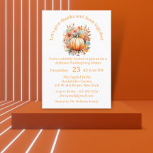 orange av tack- och förströstning av thanksgiving
