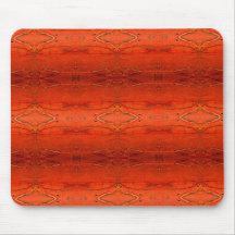 Orange Aztec Mönster