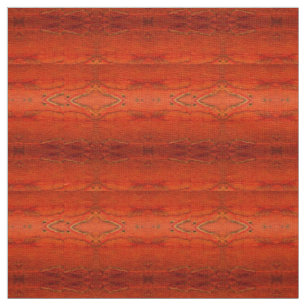 Orange Aztec-mönster Tyg