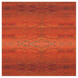 Orange Aztec mönster Tyg