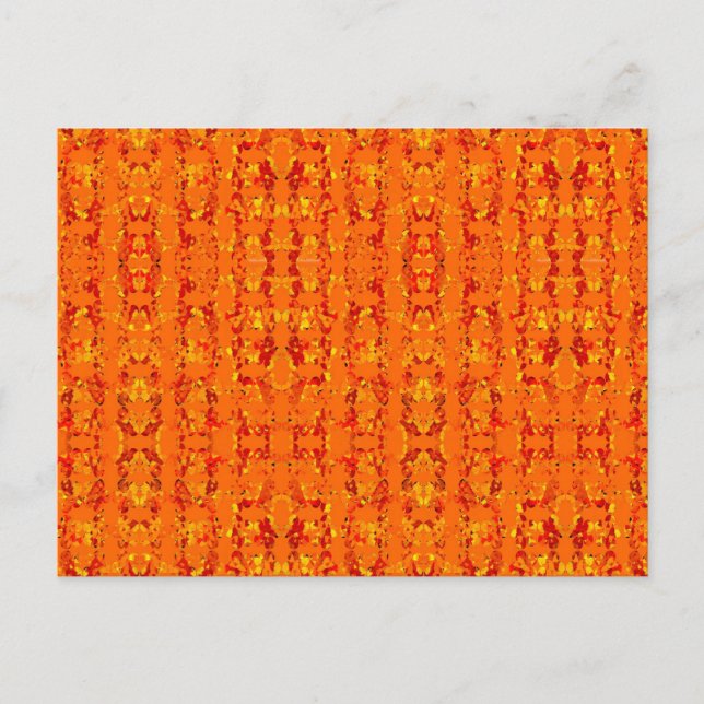 Orange Aztek Vykort (Framsida)