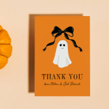 Orange Baby Boo Ghost Halloween Tack