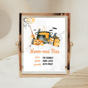 Orange Baby brygger Witch Mom Osa Bar Skylt