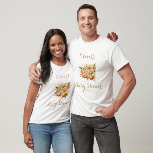 Orange Baby Shower Gender Neutral Citrus T Shirt