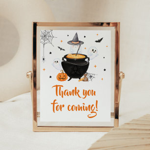 Orange Baby tackar er för att ni kommer Poster