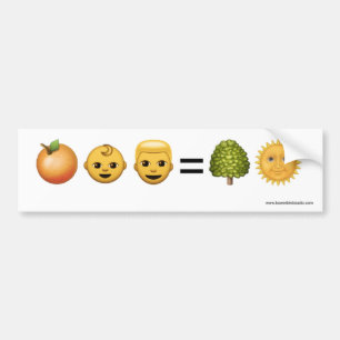 Orange babyman = Treason Bildekal