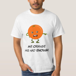 Orange: Bad Fruit Gang med Anpassade Slogan T Shirt