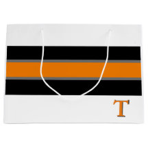 Orange Bag - Chic med strimlad design-T