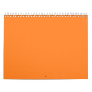 Orange bakgrunder på en kalender
