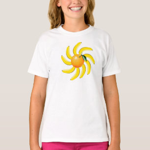 Orange bananer t shirt