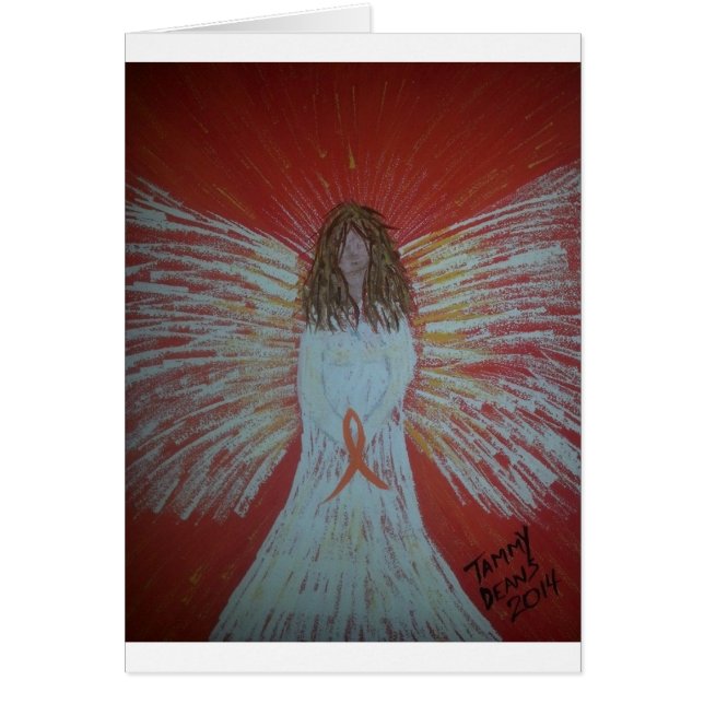 Orange band Angel.jpg Hälsningskort (Framsidan)