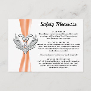 Orange Band Silver Swans Säkerhetsåtgärder Tilläggskort