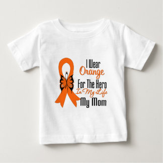Orange bandhjälte för Leukemia min mamma Tee Shirt