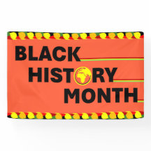 Orange Banner - Svarta historiemånaden