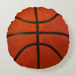 Orange basket rund kudde