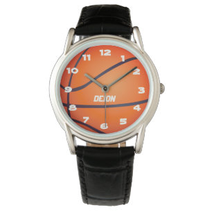 Orange Basketball Athletic Armbandsur