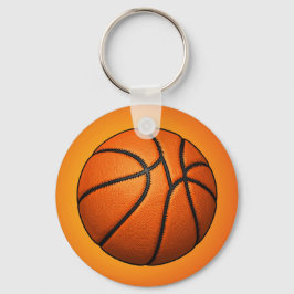 Orange Basketball Texture Keychain Nyckelring