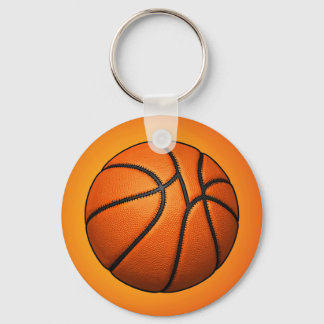 Orange Basketball Texture Keychain Nyckelring