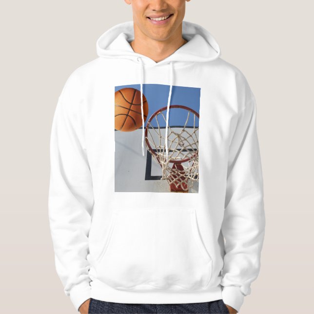 Orange Basketboll om poäng. Sweatshirt (Framsida)