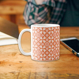 Orange Batik Pattern Mug Kaffemugg