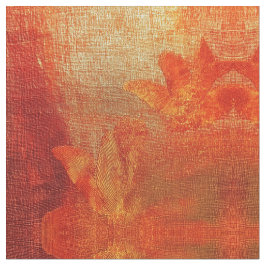 Orange Batik Tyg
