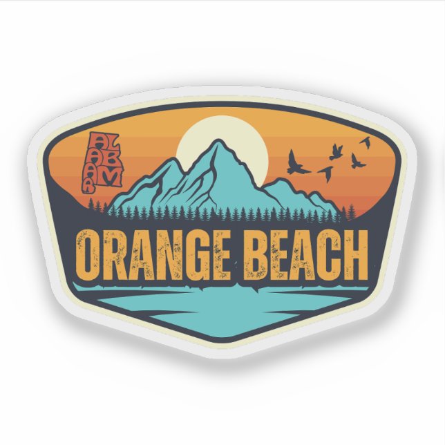 Orange Beach, Alabama Klistermärken (Framsida)