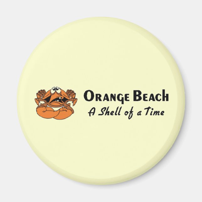 Orange Beach Alabama Magnet (Framsidan)