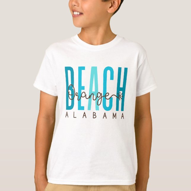 Orange Beach Alabama (Sands) T Shirt (Framsida)