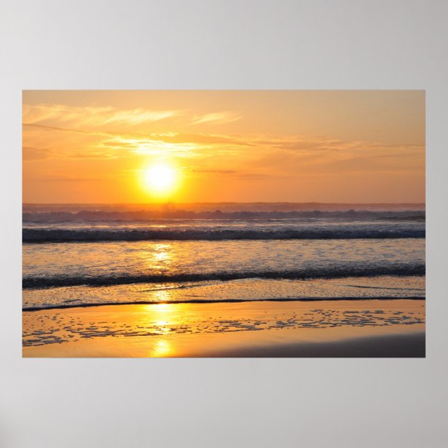 Orange Beach Sunrise Wilbur by Sea FL Poster (Framsidan)
