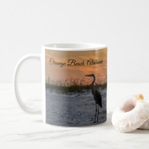 Orange Beach Sunset Kaffemugg