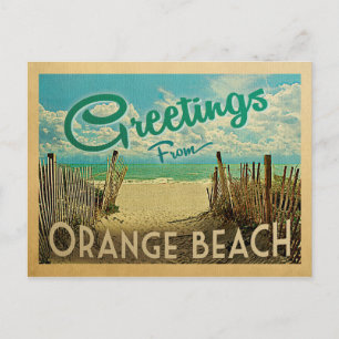 Orange Beach Vintage resor Vykort