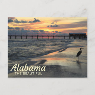 Orange Beach, vykort för Alabama Bukt Kusten