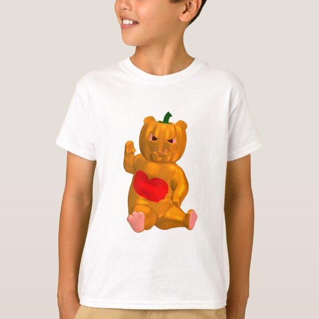 Orange Bear Tee Shirt (Framsida)