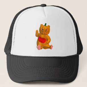 Orange Bear Truckerkeps