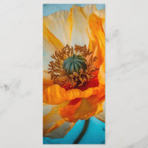 Orange Beauty Bookmark