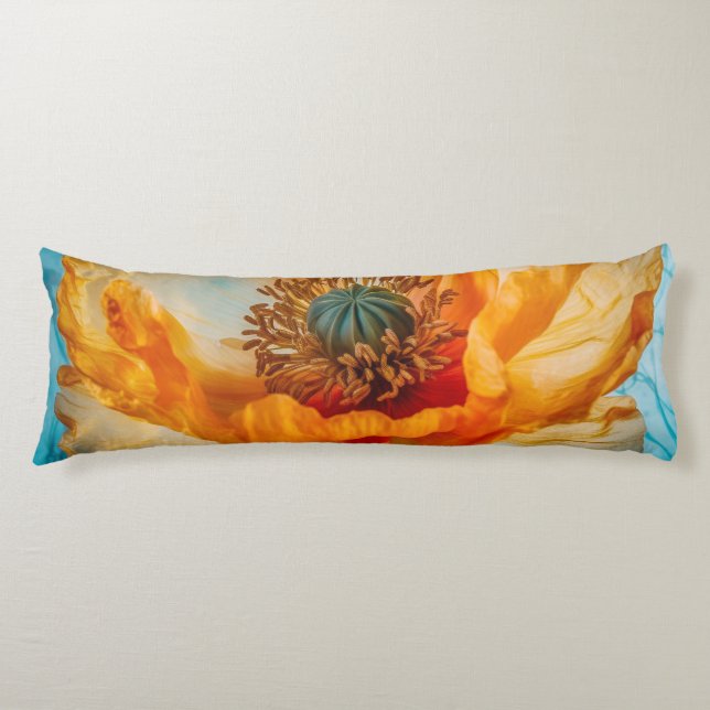 Orange Beauty Kroppskudde (Framsidan)