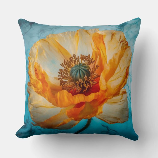 Orange Beauty Kudde (Framsida)