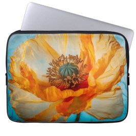 Orange Beauty Laptop Fodral