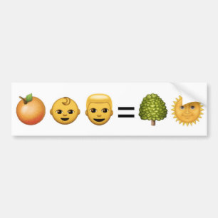 orange bebisman = trädsol (treasonen) bildekal