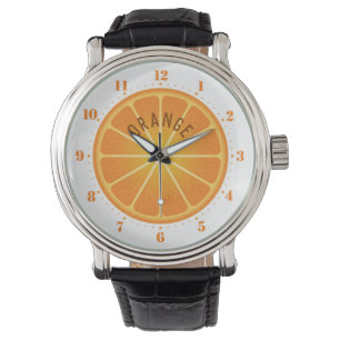 Orange bevakning armbandsur