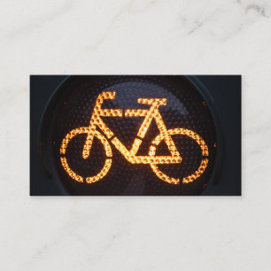 Orange Bike for Bicycle Repair Shops Bike Repair Visitkort