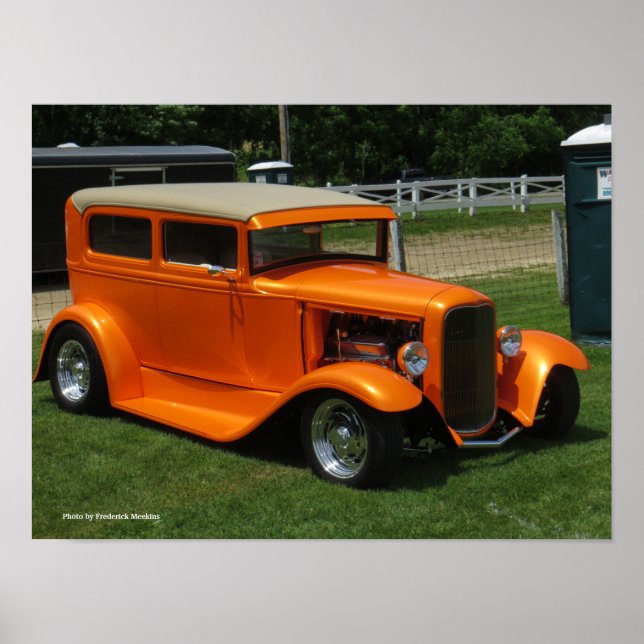 Orange bil poster (Framsidan)