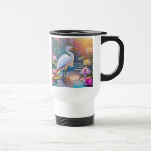Orange Billed White Heron Fantasy Bird Resemugg
