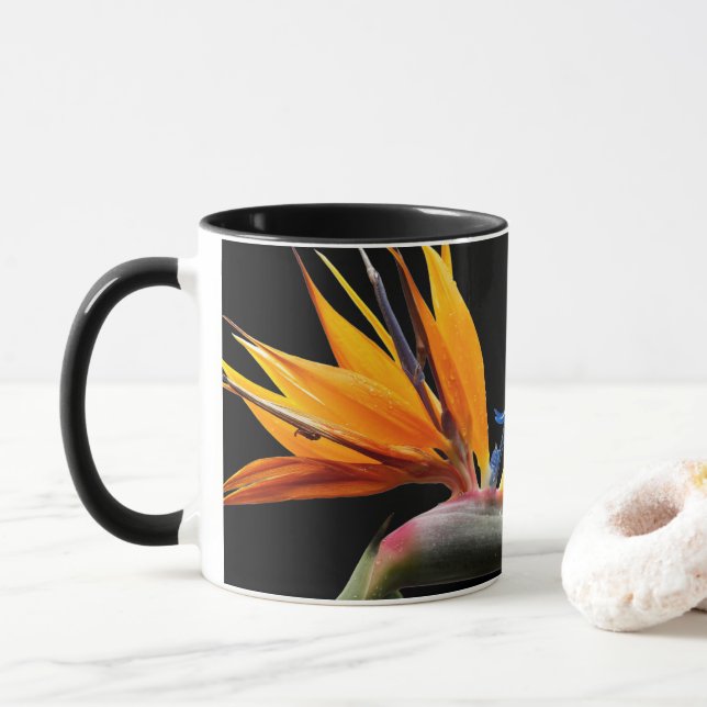Orange Bird of Paradise Plant Bloom Mugg (Med munk)