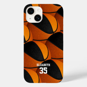 orange Black basketball Team färg-pojkar