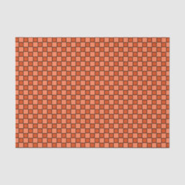 Orange Black Checkerboard Mönster