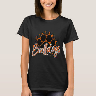 Orange Black Cheetah School Sportfantast Te T Shirt