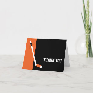Orange Black Hockey Tack Kort