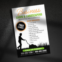 Orange Black Lawncare Landscaping Gräsmatta Mwing